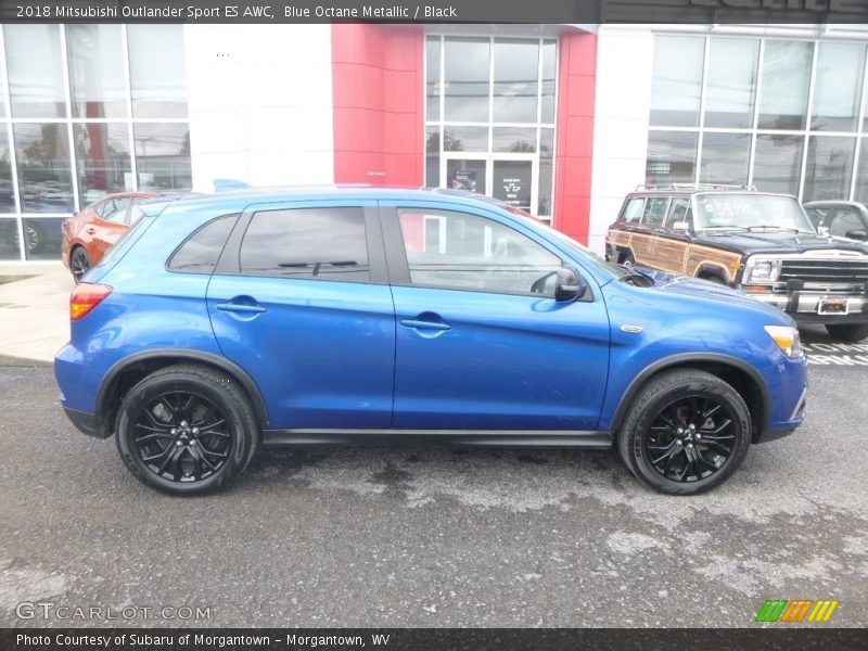 Blue Octane Metallic / Black 2018 Mitsubishi Outlander Sport ES AWC