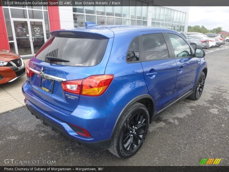 Blue Octane Metallic / Black 2018 Mitsubishi Outlander Sport ES AWC