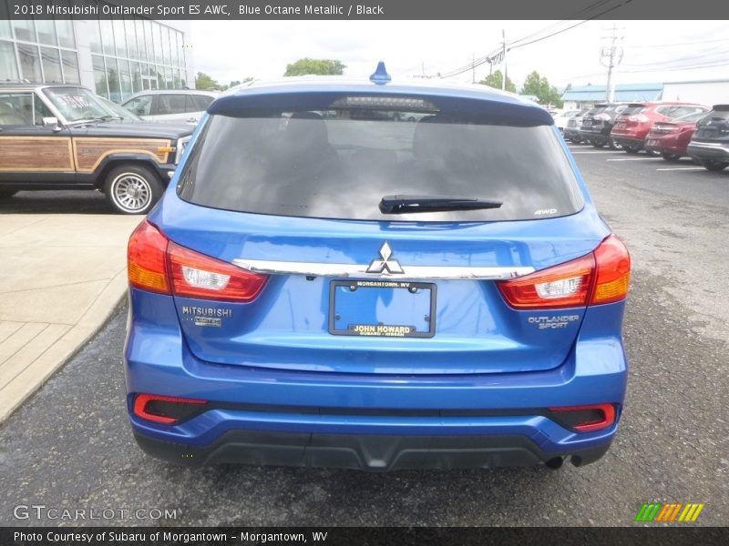 Blue Octane Metallic / Black 2018 Mitsubishi Outlander Sport ES AWC