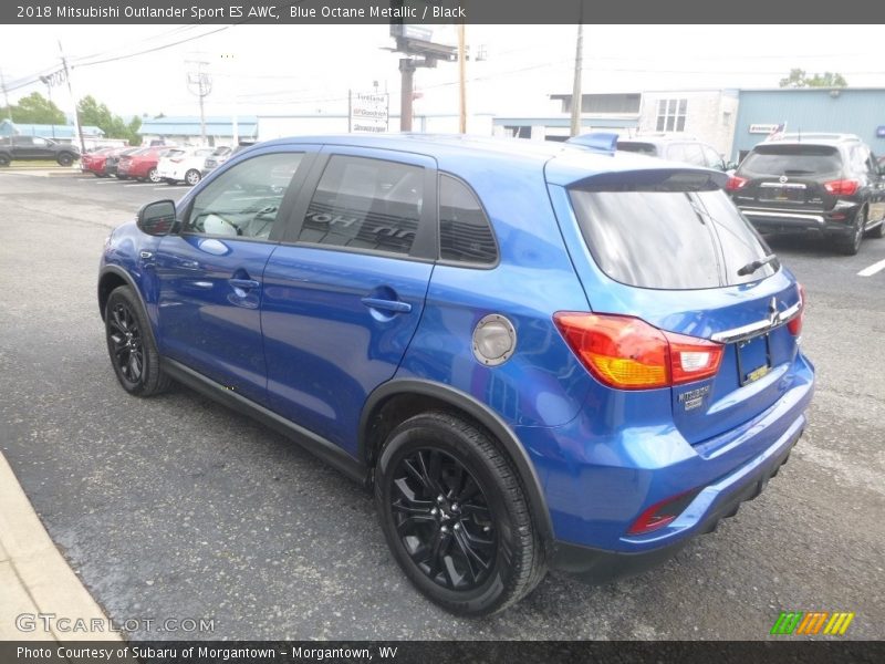 Blue Octane Metallic / Black 2018 Mitsubishi Outlander Sport ES AWC