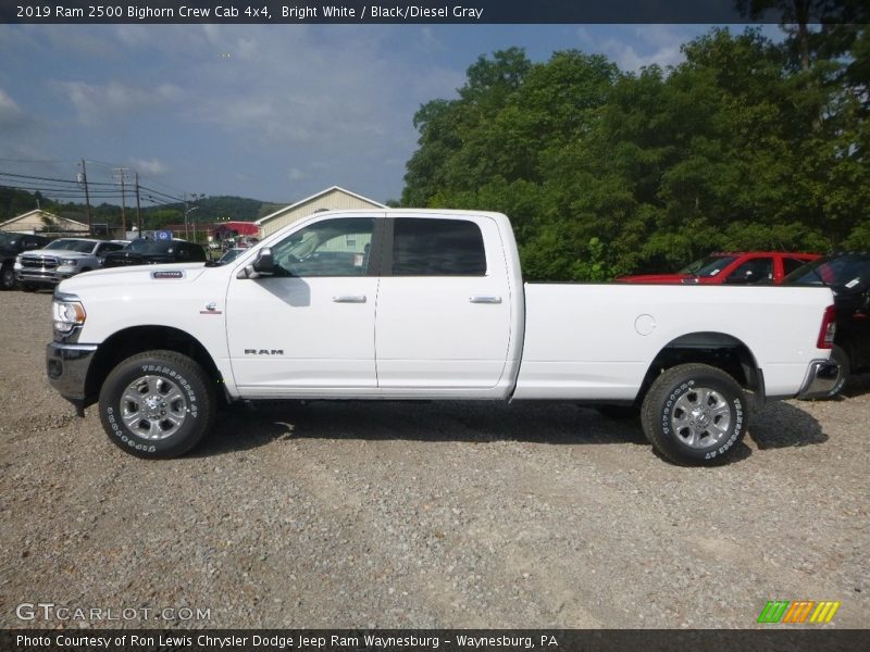 Bright White / Black/Diesel Gray 2019 Ram 2500 Bighorn Crew Cab 4x4