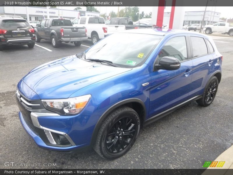 Blue Octane Metallic / Black 2018 Mitsubishi Outlander Sport ES AWC