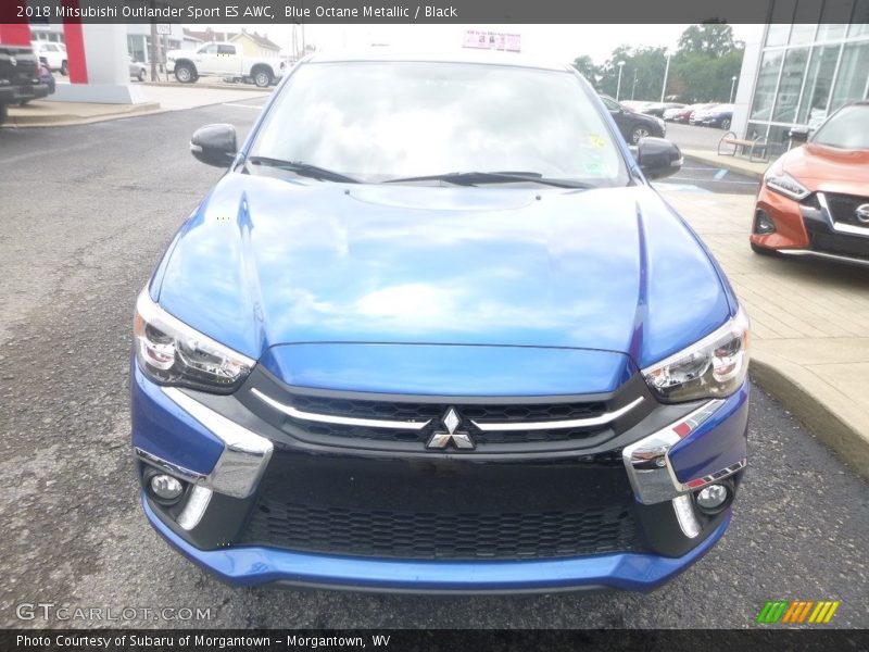 Blue Octane Metallic / Black 2018 Mitsubishi Outlander Sport ES AWC