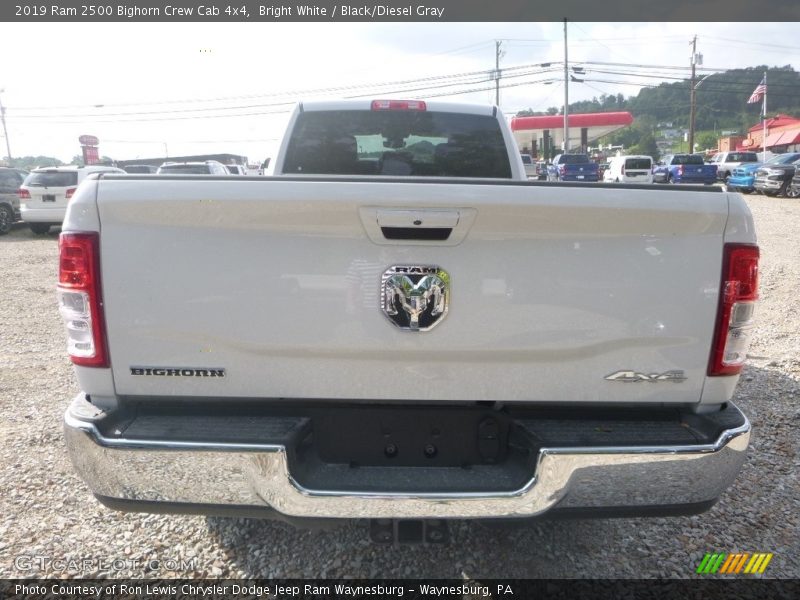 Bright White / Black/Diesel Gray 2019 Ram 2500 Bighorn Crew Cab 4x4