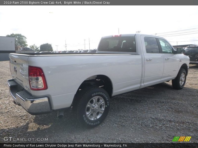 Bright White / Black/Diesel Gray 2019 Ram 2500 Bighorn Crew Cab 4x4