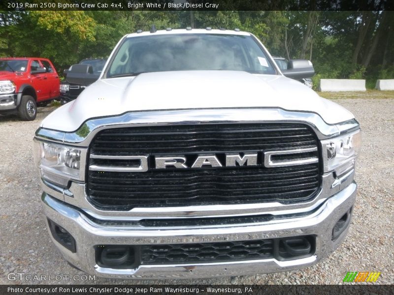 Bright White / Black/Diesel Gray 2019 Ram 2500 Bighorn Crew Cab 4x4