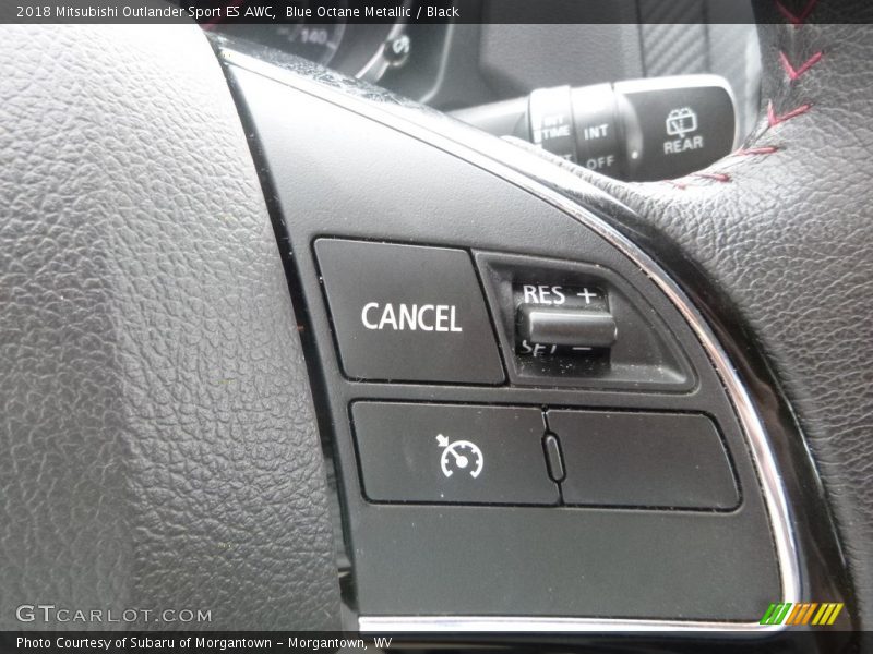 Blue Octane Metallic / Black 2018 Mitsubishi Outlander Sport ES AWC