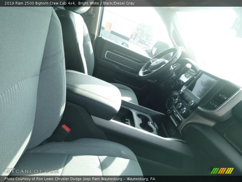 Bright White / Black/Diesel Gray 2019 Ram 2500 Bighorn Crew Cab 4x4