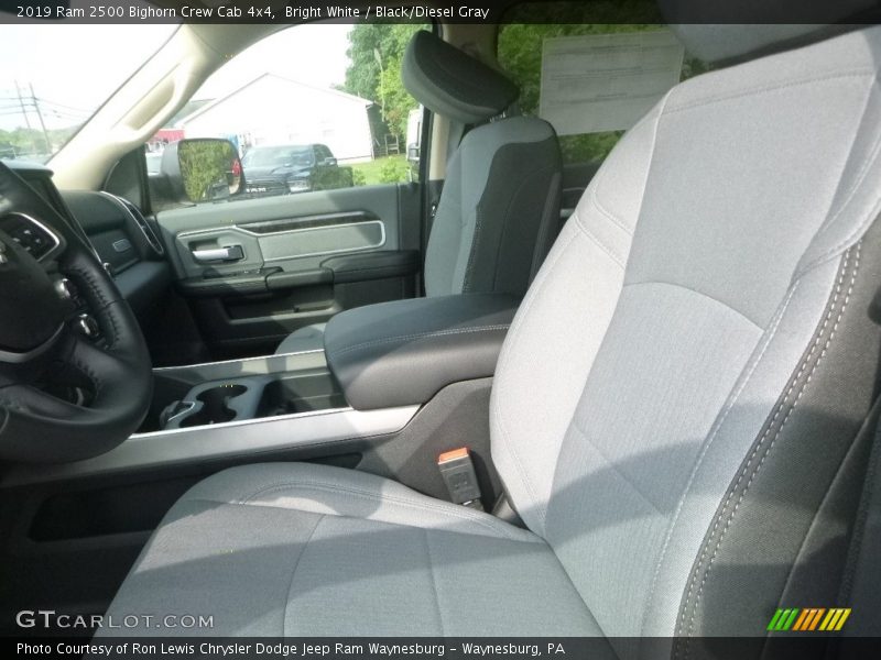 Bright White / Black/Diesel Gray 2019 Ram 2500 Bighorn Crew Cab 4x4