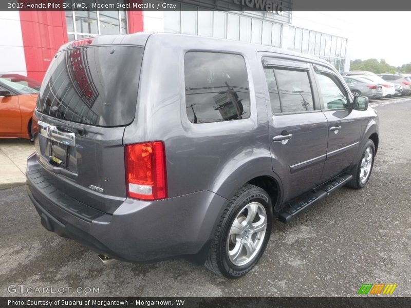 Modern Steel Metallic / Gray 2015 Honda Pilot EX 4WD