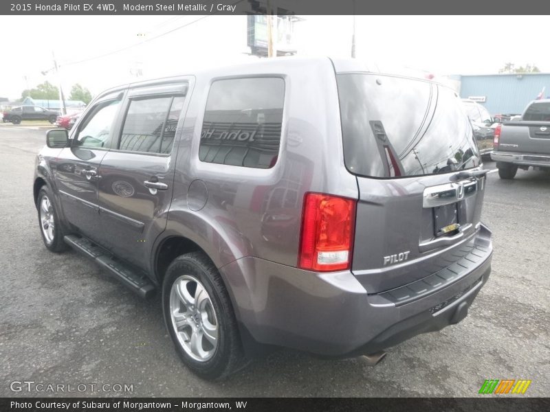 Modern Steel Metallic / Gray 2015 Honda Pilot EX 4WD