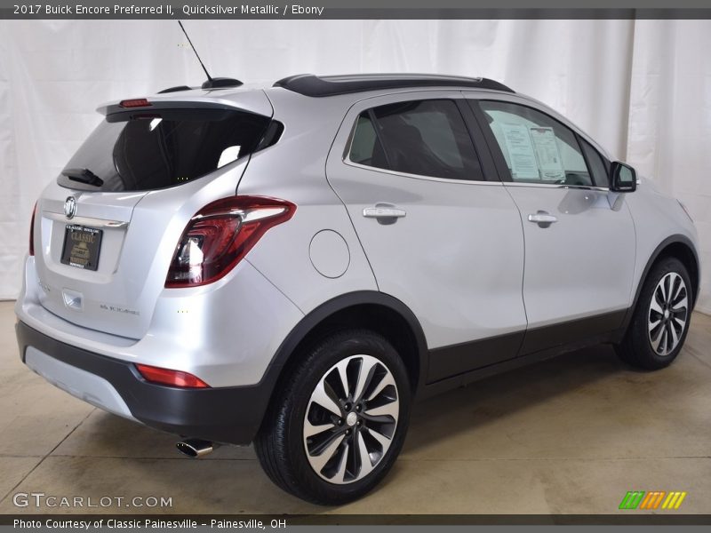 Quicksilver Metallic / Ebony 2017 Buick Encore Preferred II