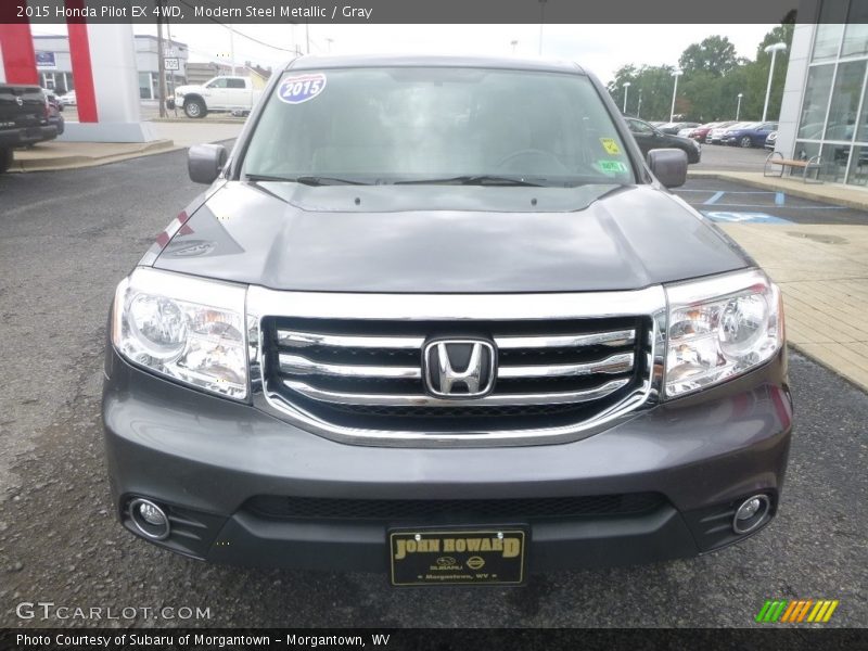 Modern Steel Metallic / Gray 2015 Honda Pilot EX 4WD