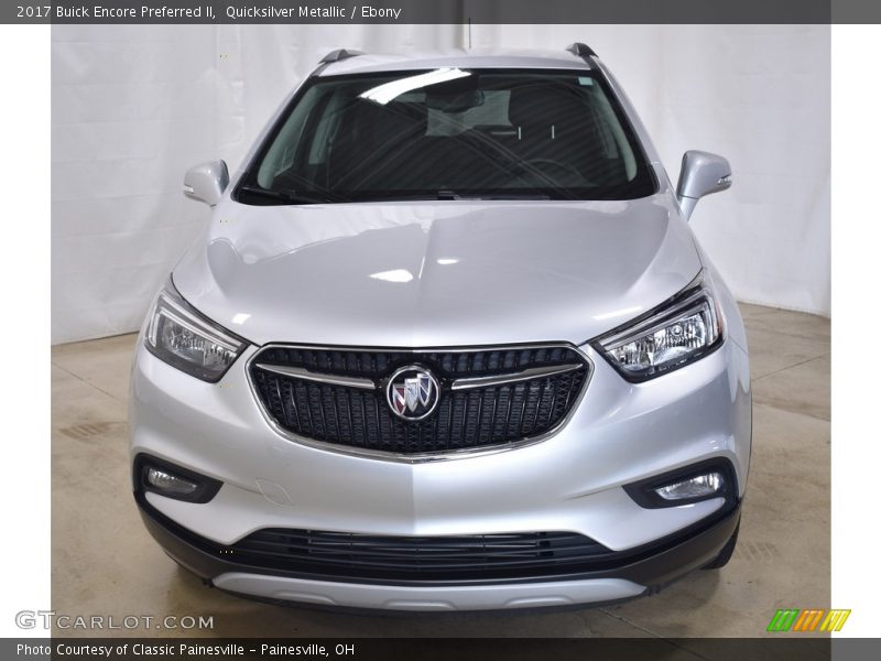 Quicksilver Metallic / Ebony 2017 Buick Encore Preferred II