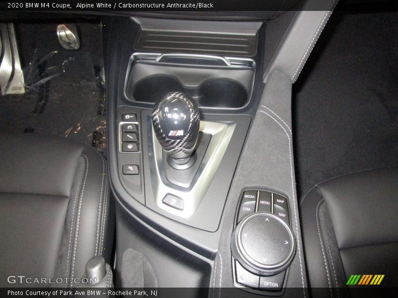Alpine White / Carbonstructure Anthracite/Black 2020 BMW M4 Coupe