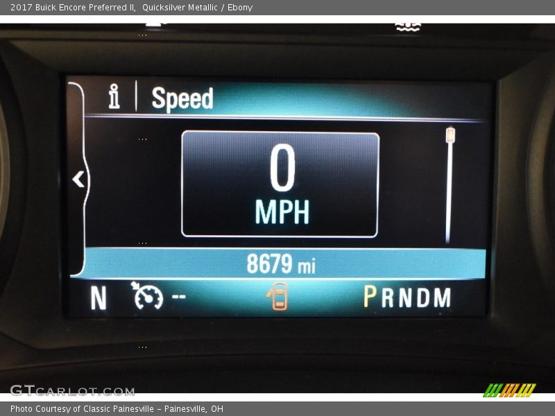 Quicksilver Metallic / Ebony 2017 Buick Encore Preferred II