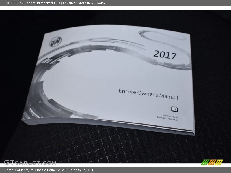 Quicksilver Metallic / Ebony 2017 Buick Encore Preferred II