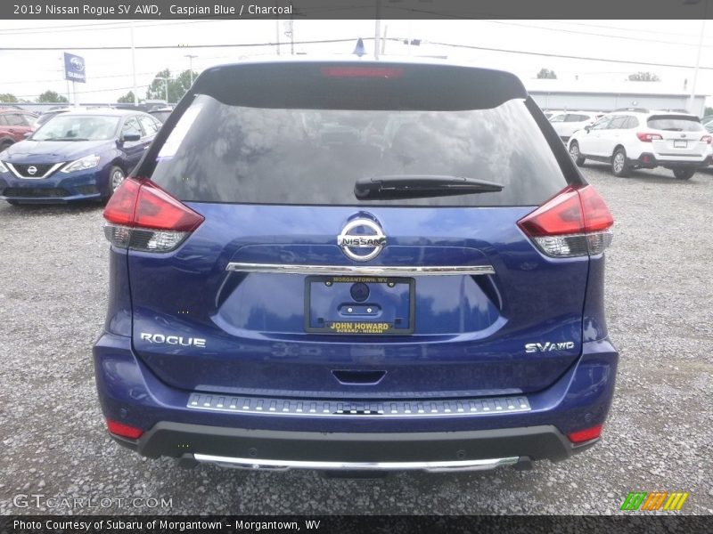 Caspian Blue / Charcoal 2019 Nissan Rogue SV AWD