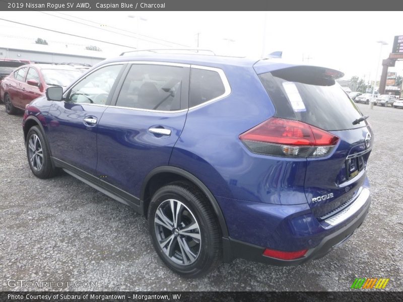 Caspian Blue / Charcoal 2019 Nissan Rogue SV AWD