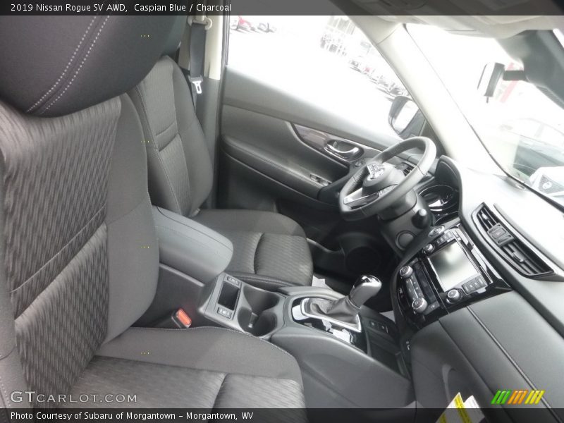 Caspian Blue / Charcoal 2019 Nissan Rogue SV AWD