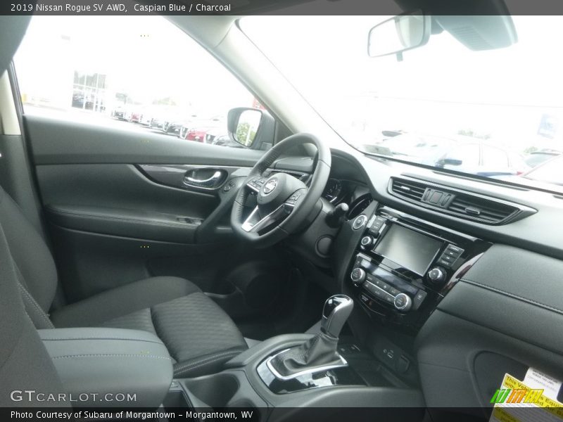 Caspian Blue / Charcoal 2019 Nissan Rogue SV AWD