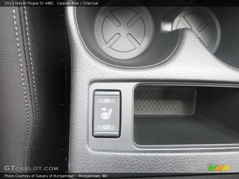 Caspian Blue / Charcoal 2019 Nissan Rogue SV AWD