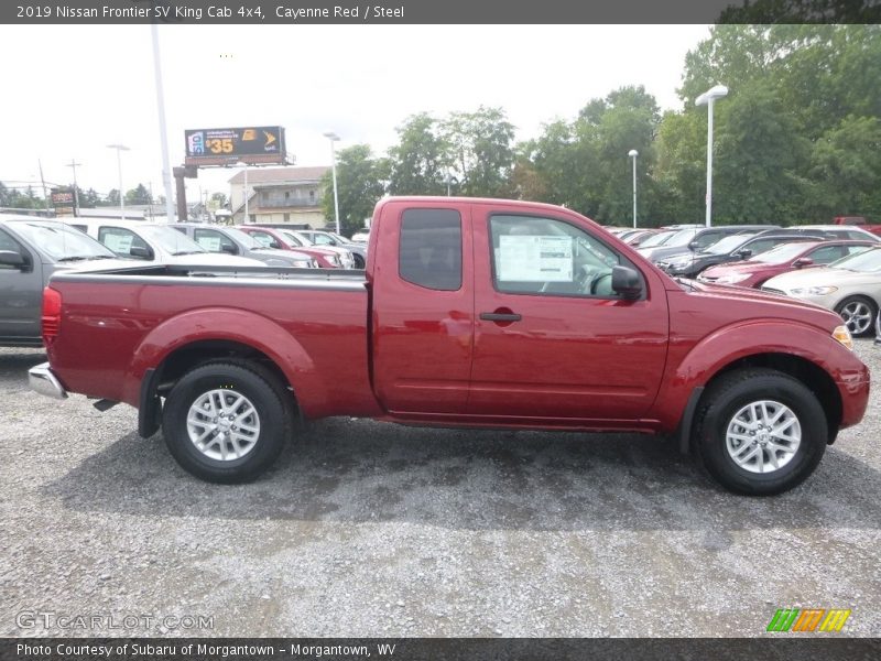  2019 Frontier SV King Cab 4x4 Cayenne Red