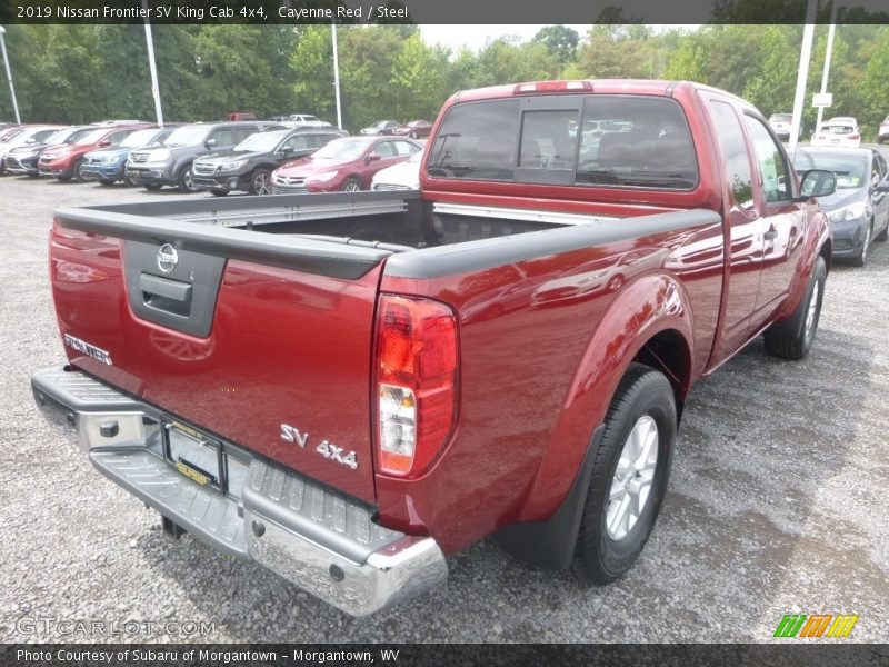Cayenne Red / Steel 2019 Nissan Frontier SV King Cab 4x4