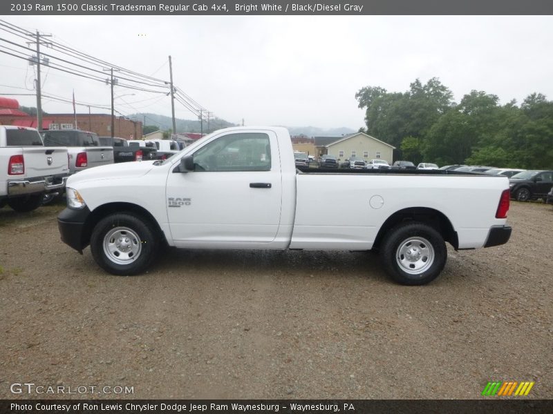 Bright White / Black/Diesel Gray 2019 Ram 1500 Classic Tradesman Regular Cab 4x4