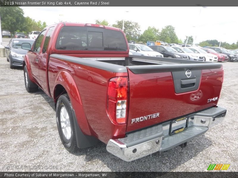 Cayenne Red / Steel 2019 Nissan Frontier SV King Cab 4x4