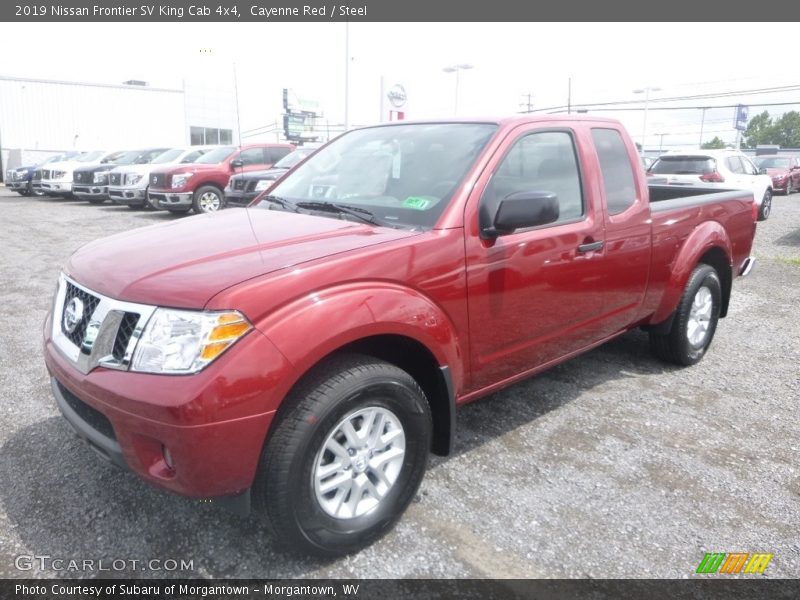  2019 Frontier SV King Cab 4x4 Cayenne Red