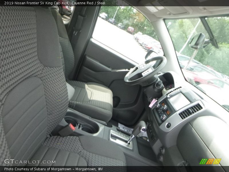 Front Seat of 2019 Frontier SV King Cab 4x4