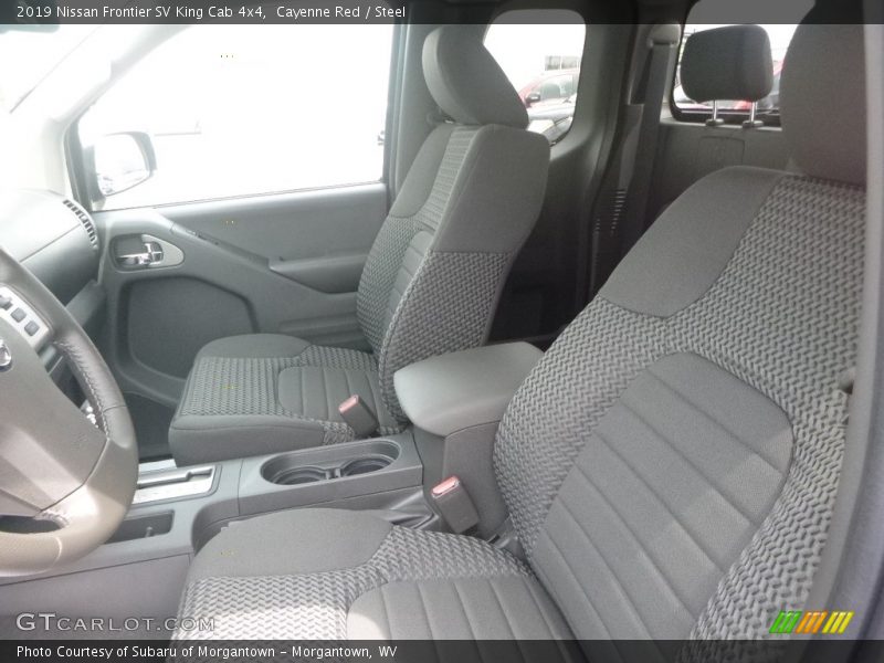 Front Seat of 2019 Frontier SV King Cab 4x4