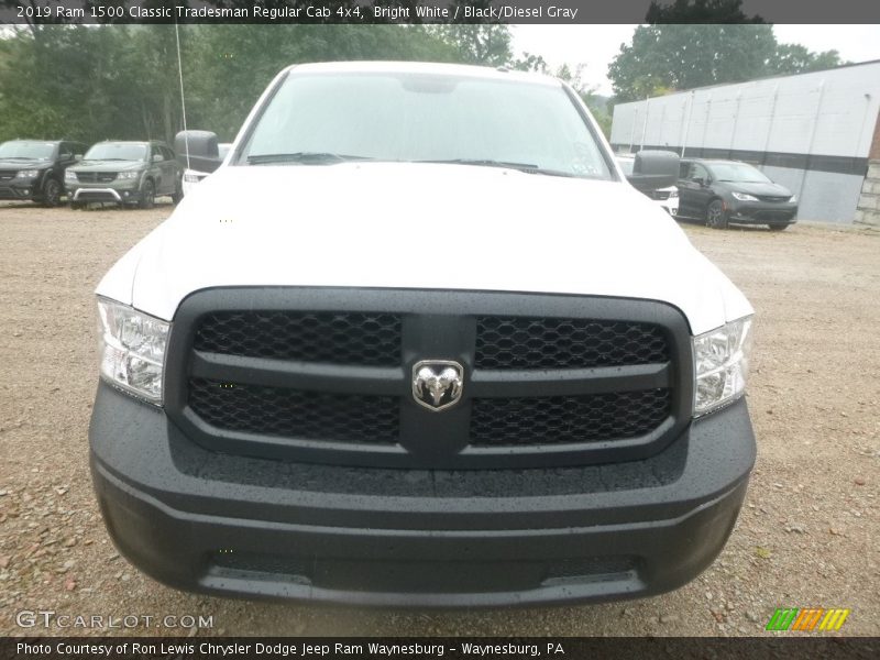 Bright White / Black/Diesel Gray 2019 Ram 1500 Classic Tradesman Regular Cab 4x4
