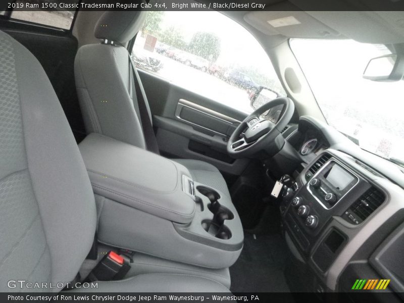 Bright White / Black/Diesel Gray 2019 Ram 1500 Classic Tradesman Regular Cab 4x4