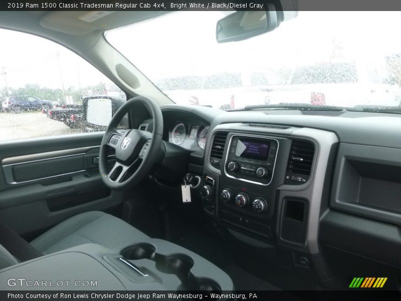 Bright White / Black/Diesel Gray 2019 Ram 1500 Classic Tradesman Regular Cab 4x4