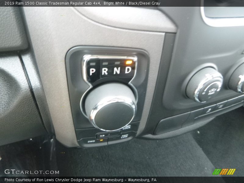 Bright White / Black/Diesel Gray 2019 Ram 1500 Classic Tradesman Regular Cab 4x4