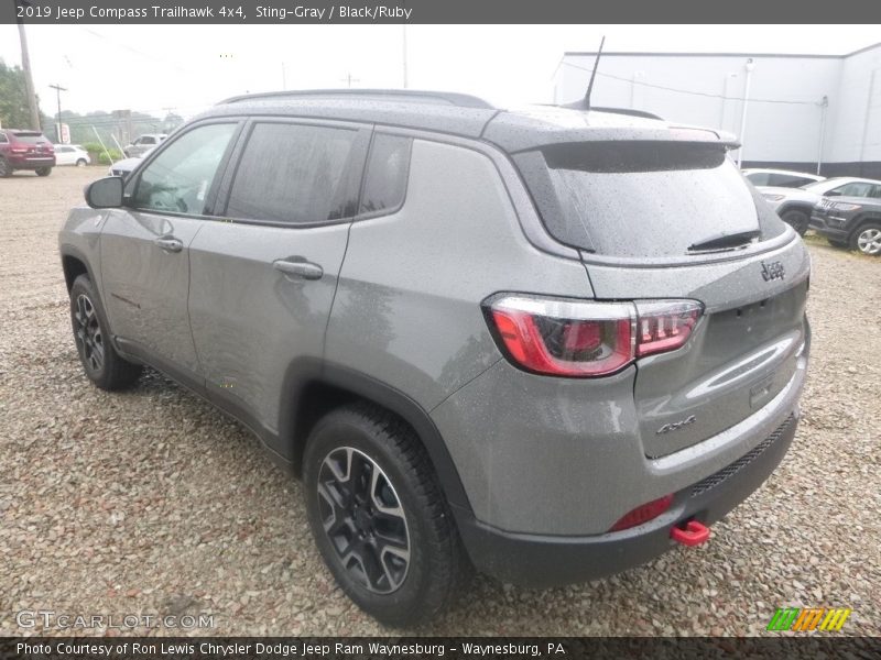 Sting-Gray / Black/Ruby 2019 Jeep Compass Trailhawk 4x4