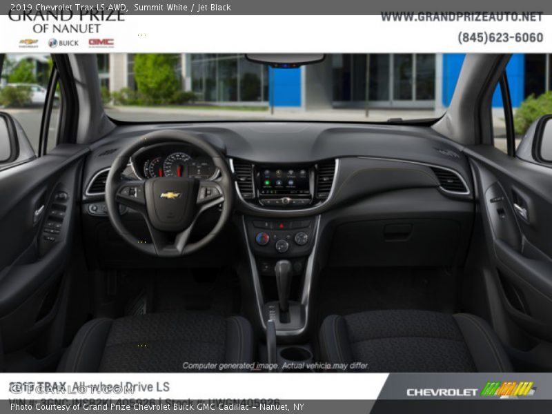 Summit White / Jet Black 2019 Chevrolet Trax LS AWD