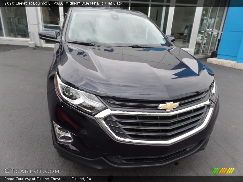 Midnight Blue Metallic / Jet Black 2020 Chevrolet Equinox LT AWD
