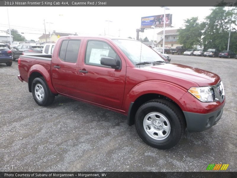 Cayenne Red / Steel 2019 Nissan Frontier S King Cab 4x4