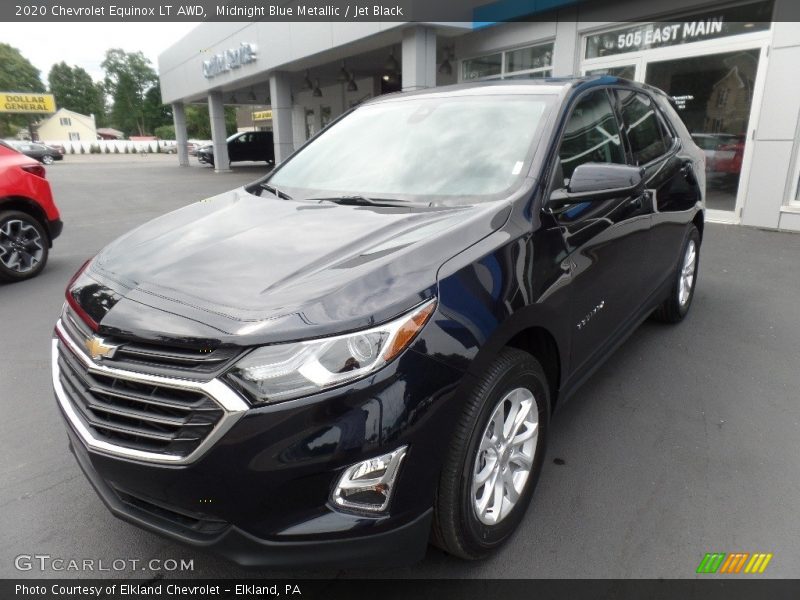 Midnight Blue Metallic / Jet Black 2020 Chevrolet Equinox LT AWD