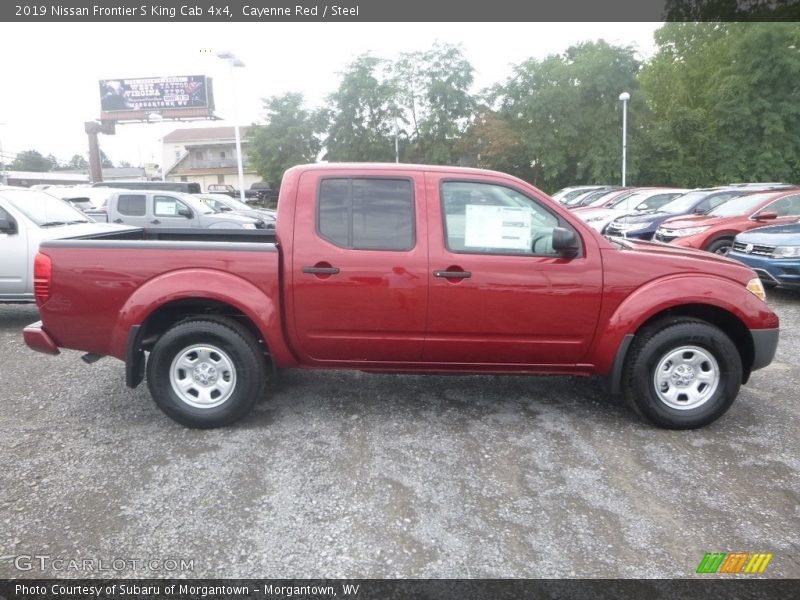 Cayenne Red / Steel 2019 Nissan Frontier S King Cab 4x4