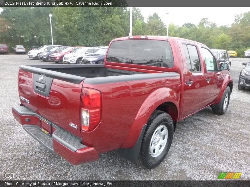 Cayenne Red / Steel 2019 Nissan Frontier S King Cab 4x4