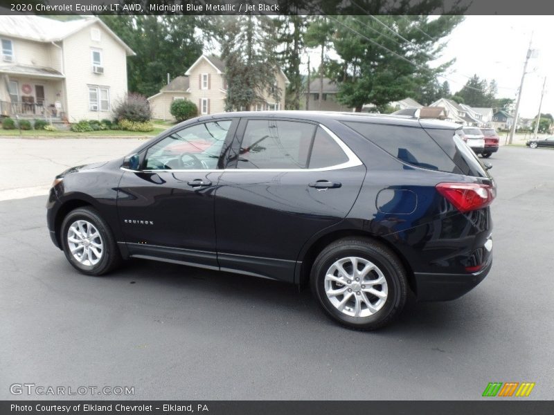Midnight Blue Metallic / Jet Black 2020 Chevrolet Equinox LT AWD