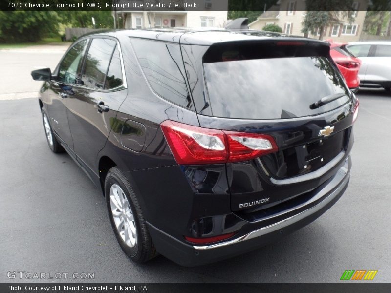 Midnight Blue Metallic / Jet Black 2020 Chevrolet Equinox LT AWD