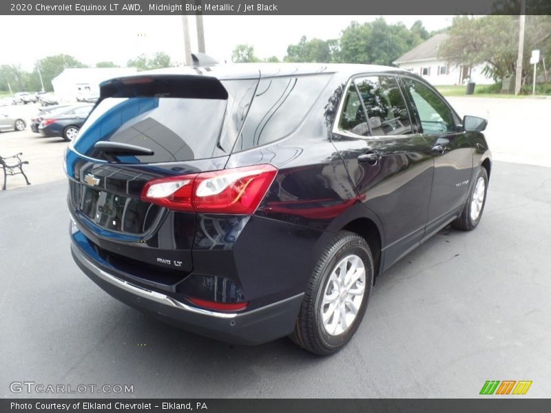 Midnight Blue Metallic / Jet Black 2020 Chevrolet Equinox LT AWD