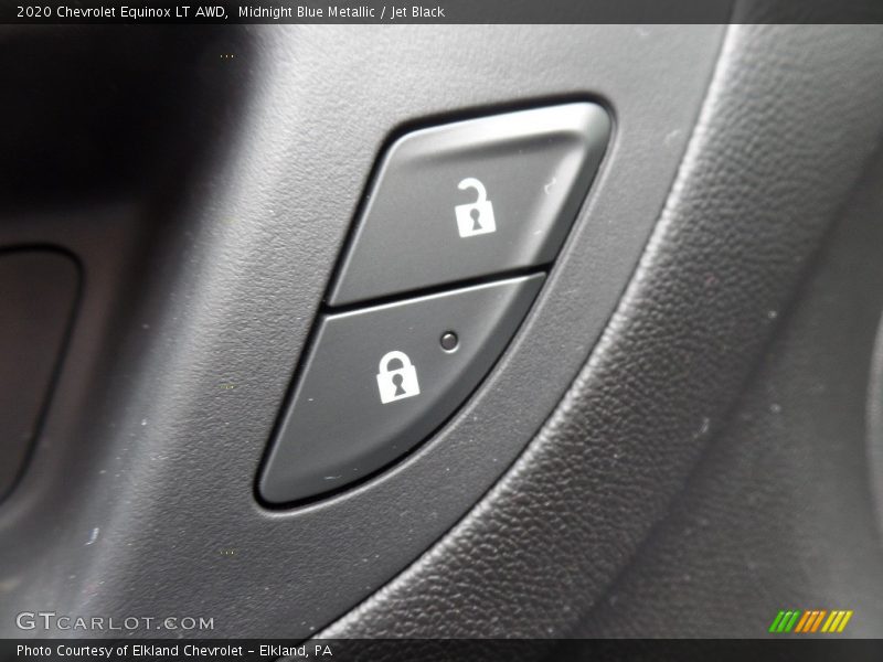Midnight Blue Metallic / Jet Black 2020 Chevrolet Equinox LT AWD