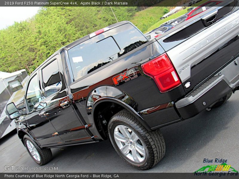 Agate Black / Dark Marsala 2019 Ford F150 Platinum SuperCrew 4x4