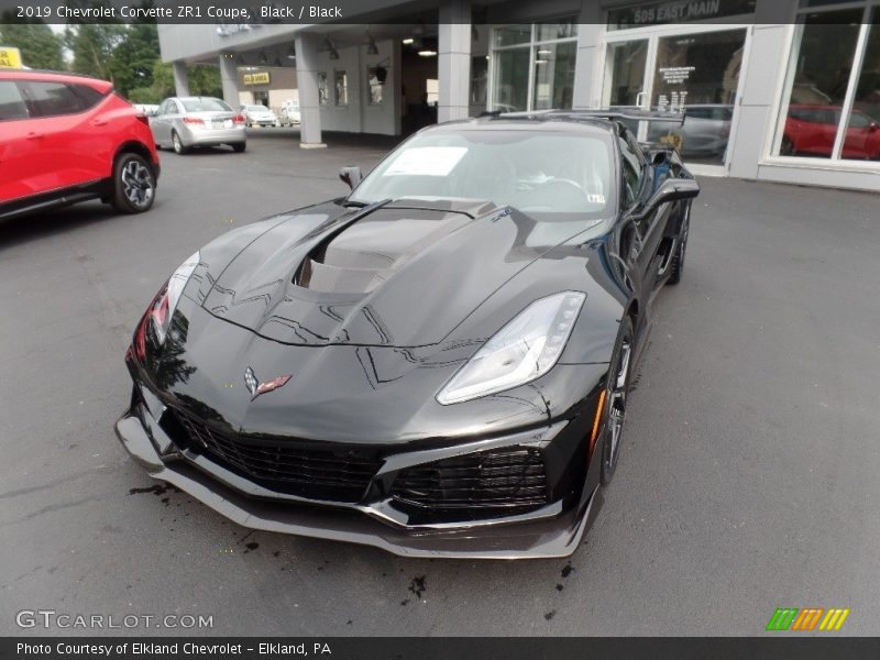 Black / Black 2019 Chevrolet Corvette ZR1 Coupe